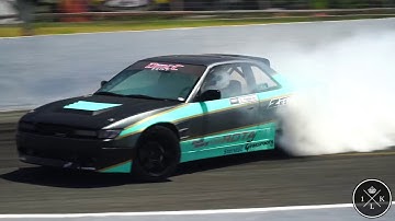 580WHP S13 Silvia 2JZ Single Turbo  Drift // Sunset Speedway