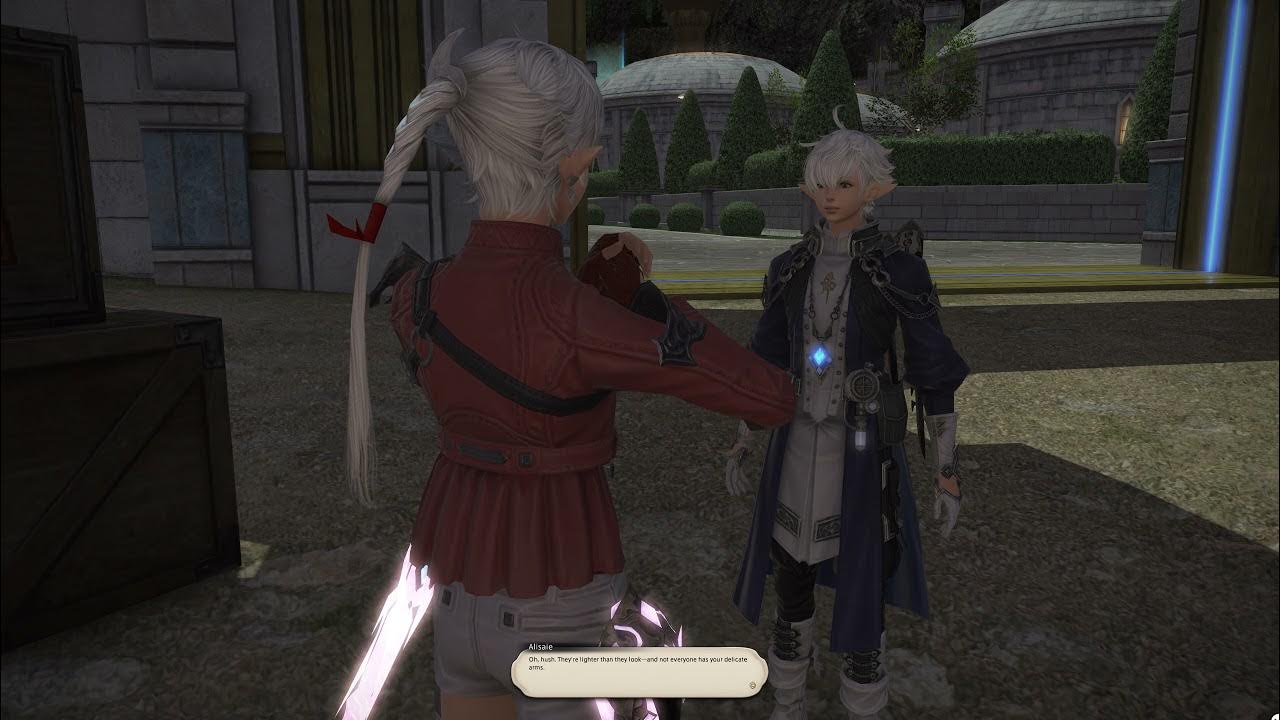 [FFXIV Endwalker] "Hither and Yarns" MSQ Quest 90 (full cutscenes) YouTube