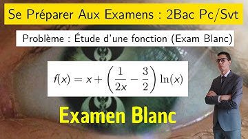 Fonctions logarithmes 2bac — Etude d