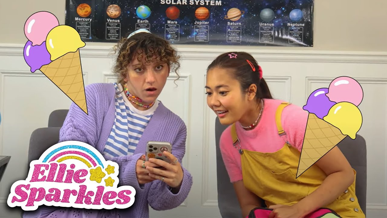 Texting in Class, You'll get in Trouble! | Ellie Sparkles Show - YouTube