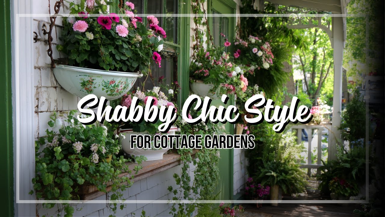 Shabby Chic Garden Ideas: Turn Discarded Items into Lovely Art for Cottage Gardens