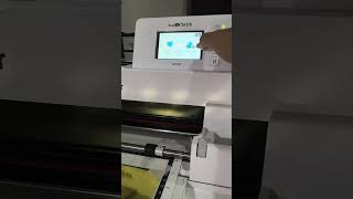 Corte em papel lamicote! Máquina SDX85 da Brother 🩷 #cortelamicote #brotherscanncut #papelaria