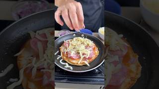 10-Minute Tortilla Chicken Pizza 🍕 #TortillaPizza #HighProtein #QuickMeals