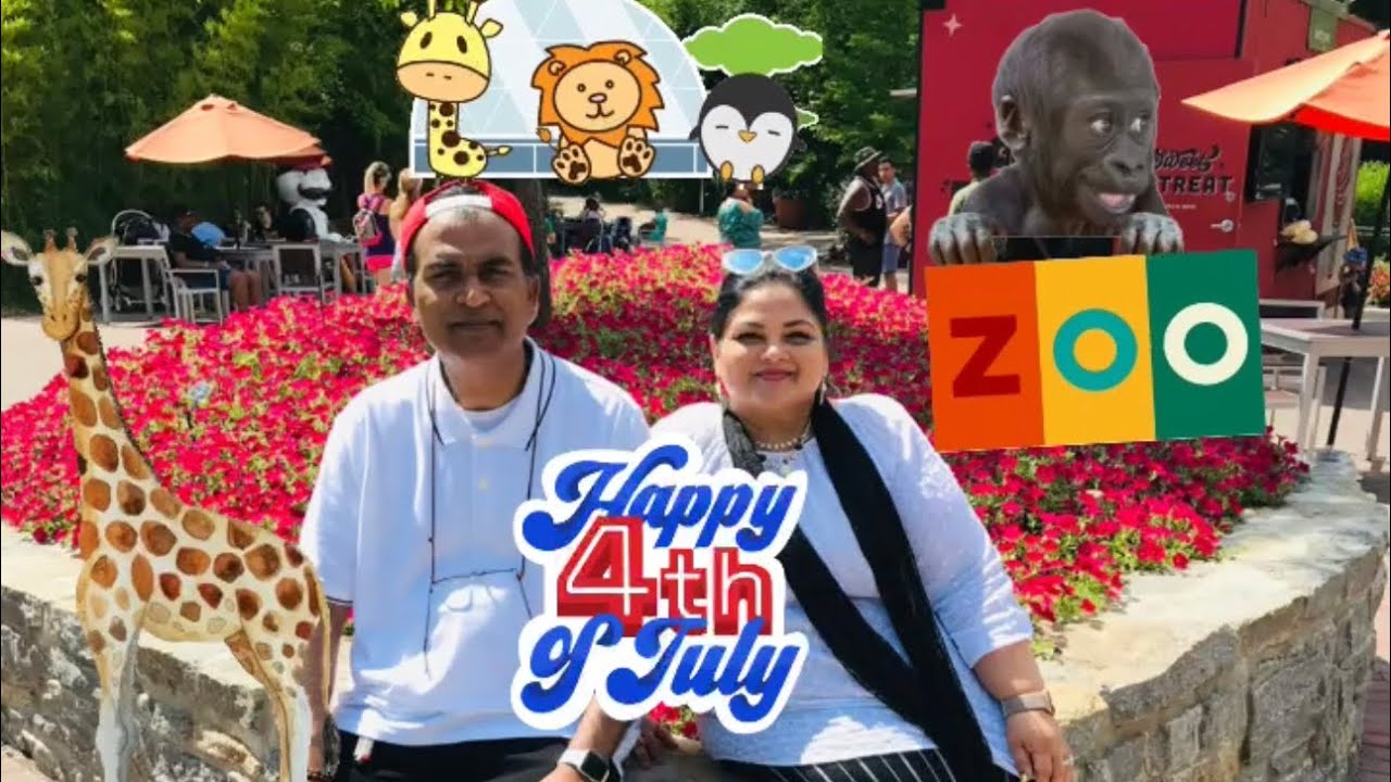 It’s zoo time🐒 & 4th of July celebration 🎉🇺🇸 YouTube