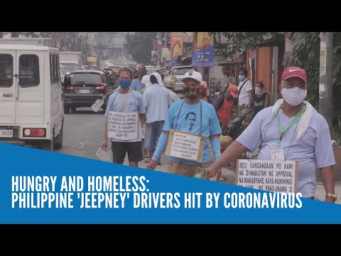 Hungry and homeless: Philippine 'jeepney' drivers hit by coronavirus - Hungry and homeless: Philippine 'jeepney' drivers hit by coronavirus