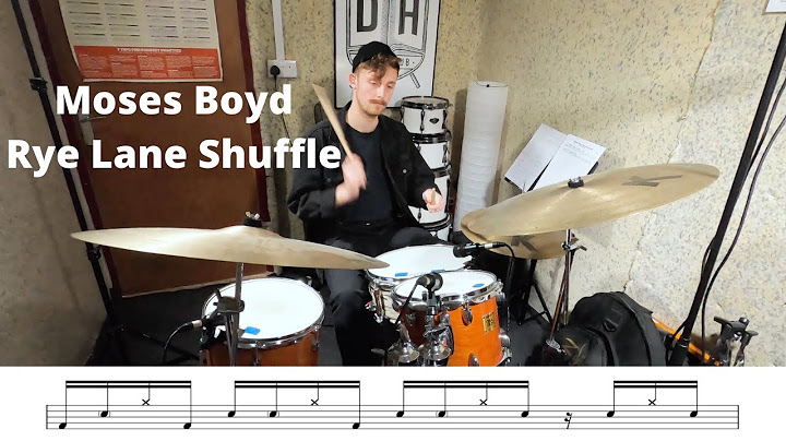 Rye Lane Shuffle Drums version - Drums performance video thumbnail