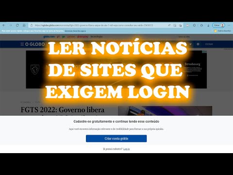 LER NOTÍCIAS sem FAZER LOGIN