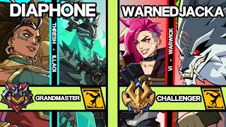 NEW PATCH 2XKO ▰ DIAPHONE (Thresh-Illaoi) vs WARNEDJACKA (Vi-Warwick) ▰ 2XKO Pro Replays