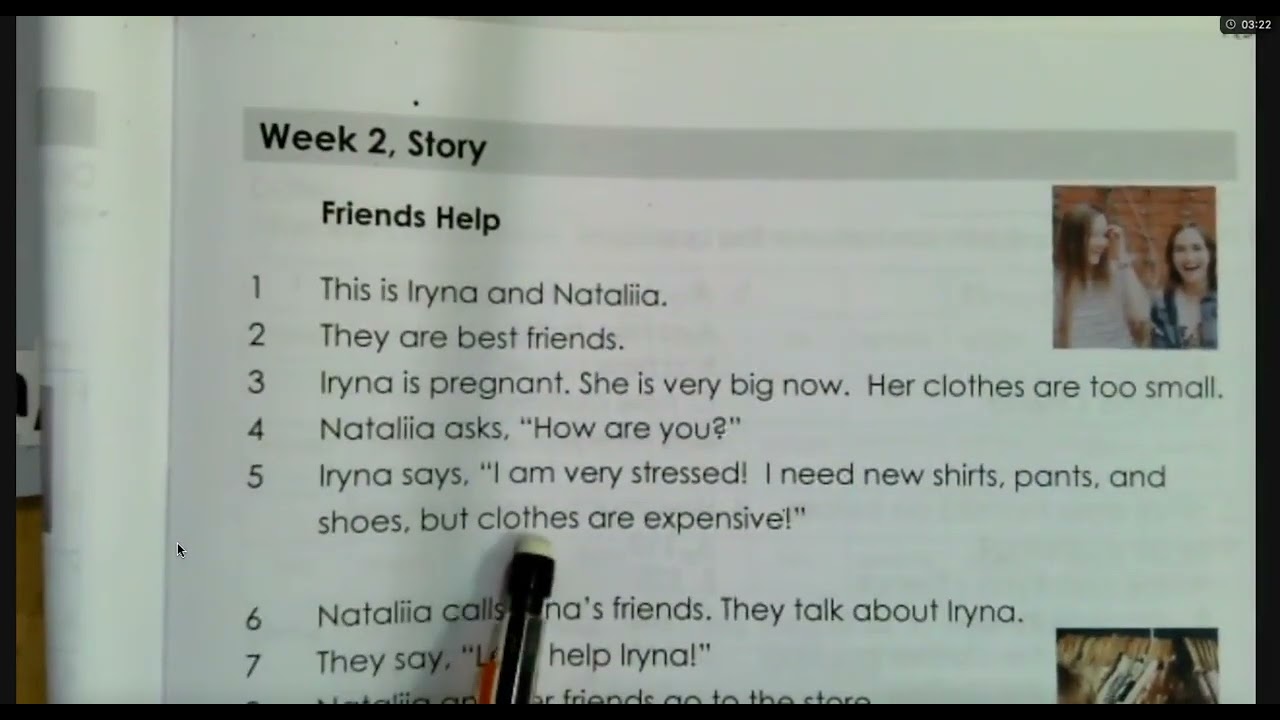 Friends, Food, and Family - Week 2 Story - Friends Help (2023)