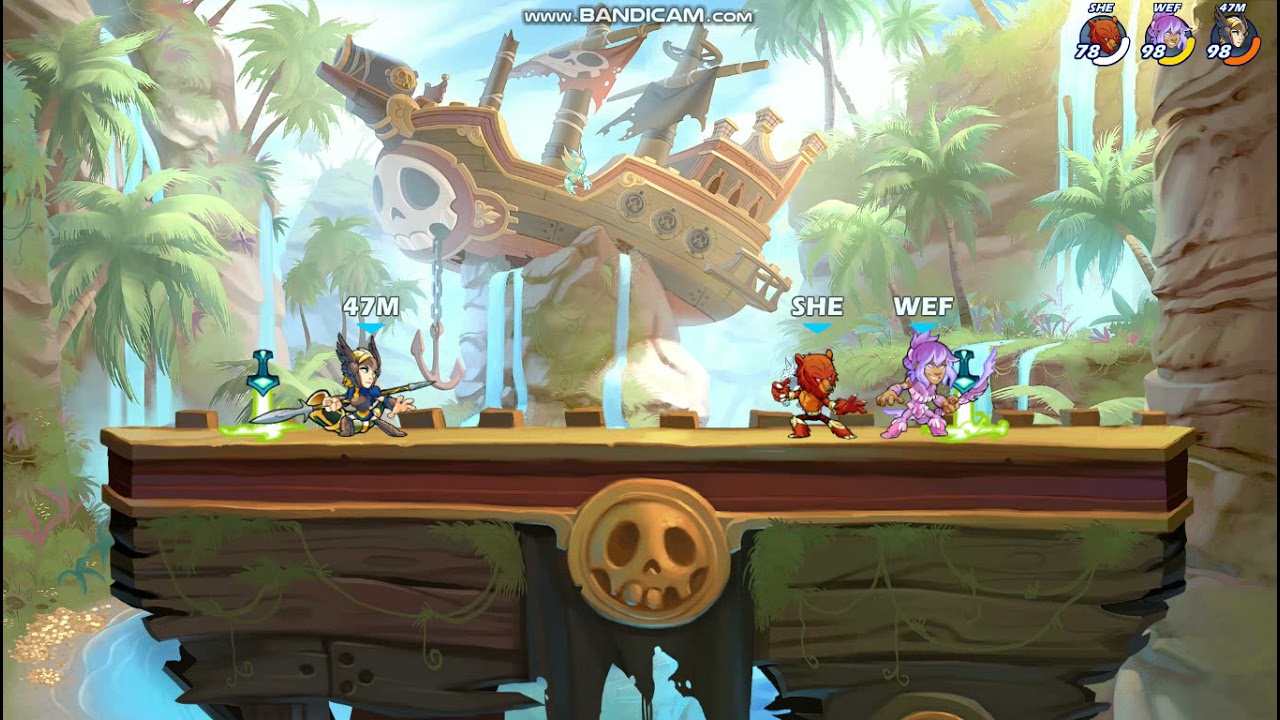 Brawlhalla Brynn(spear) Kaya(bow) Team Combo 1