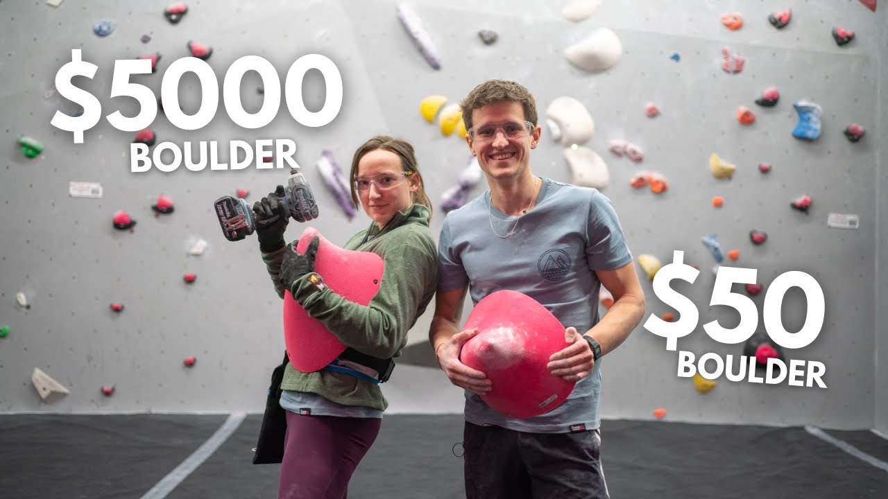 Most expensive VS cheapest boulder in the climbing gym YouTube