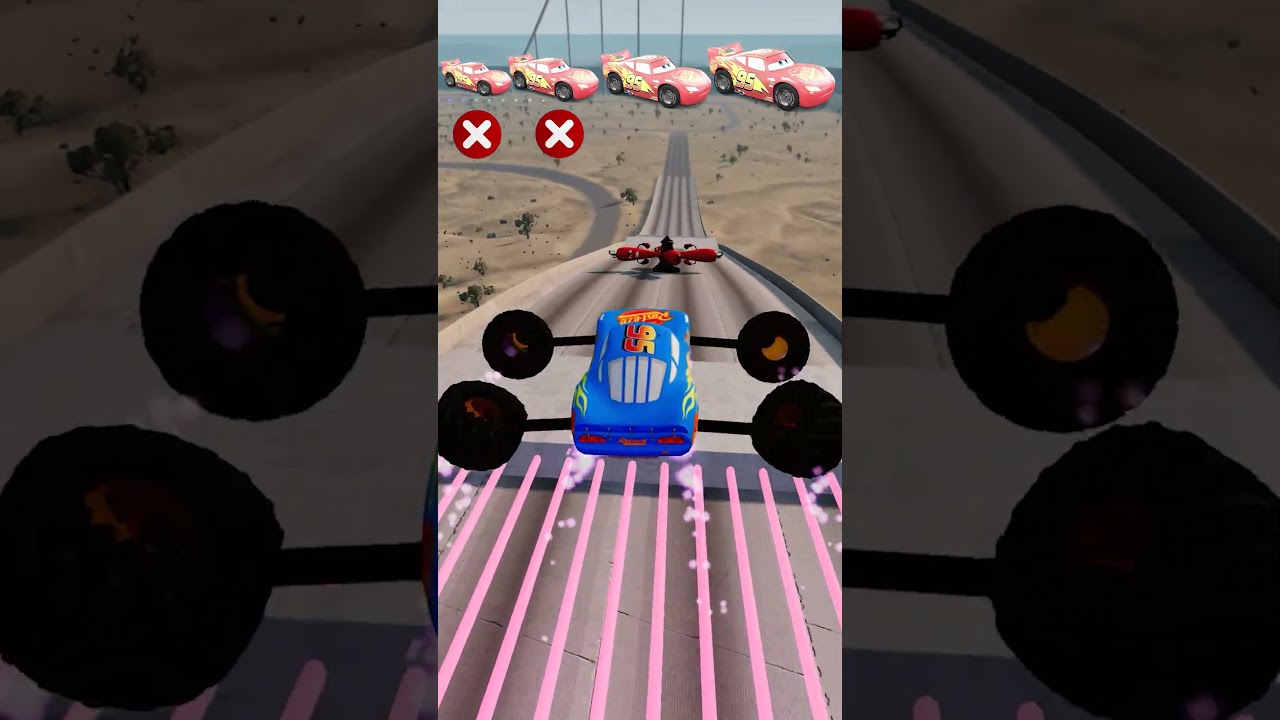 Big vs Small McQueens ⚡ Laser Test