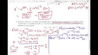 15. MA 120: 4.3 Differentiation of Exponential Functions