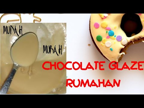 Toping Donat Tiramisu Glaze 3 Bahan Aja Anti Keras Youtube