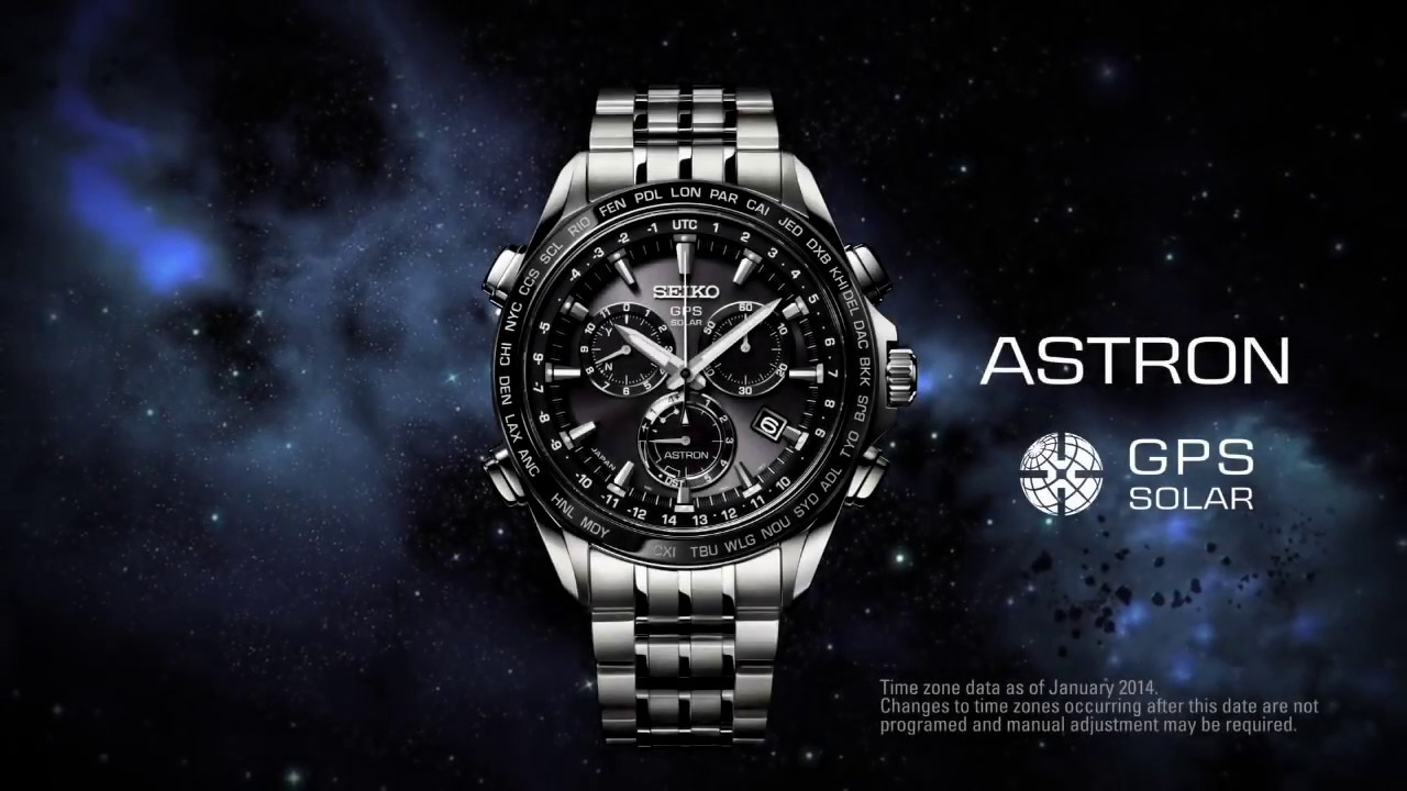 Seiko Astron GPS Solar Chronograph - YouTube