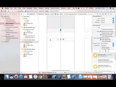 iOS Beginner: UITabbar controller ( Swift 4 + Xcode 9)