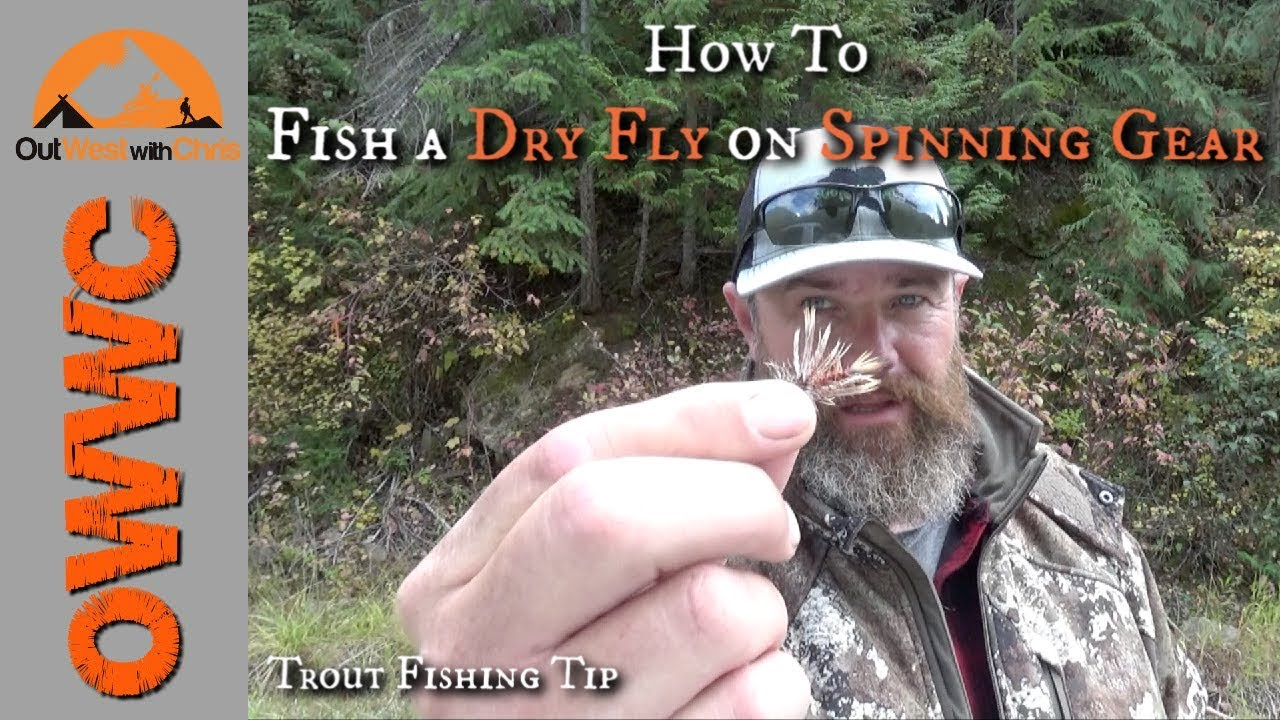 How to Fish a Dry Fly on Spinning Gear - St. Joe River Trout Fishing 