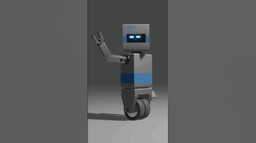 3D Robot Blender Animation Test Loop (Inspired by: WALL-E) #3d #animation #blenderanimation