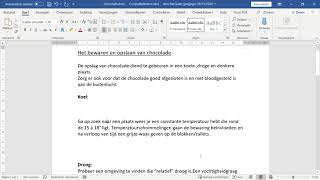 Word - Alinea afstand