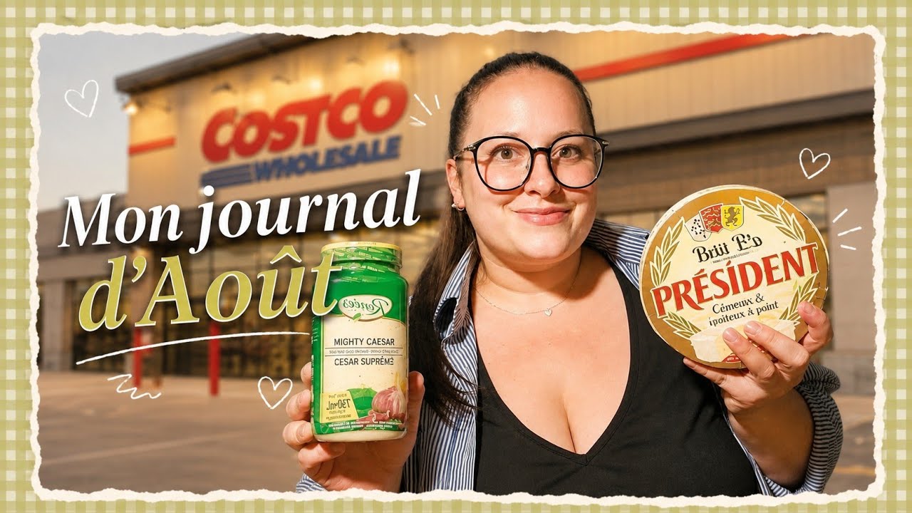 Mon journal d'Août | Jour 26 : Haul Costco +  Les réseaux sociaux..& Soirée de filles