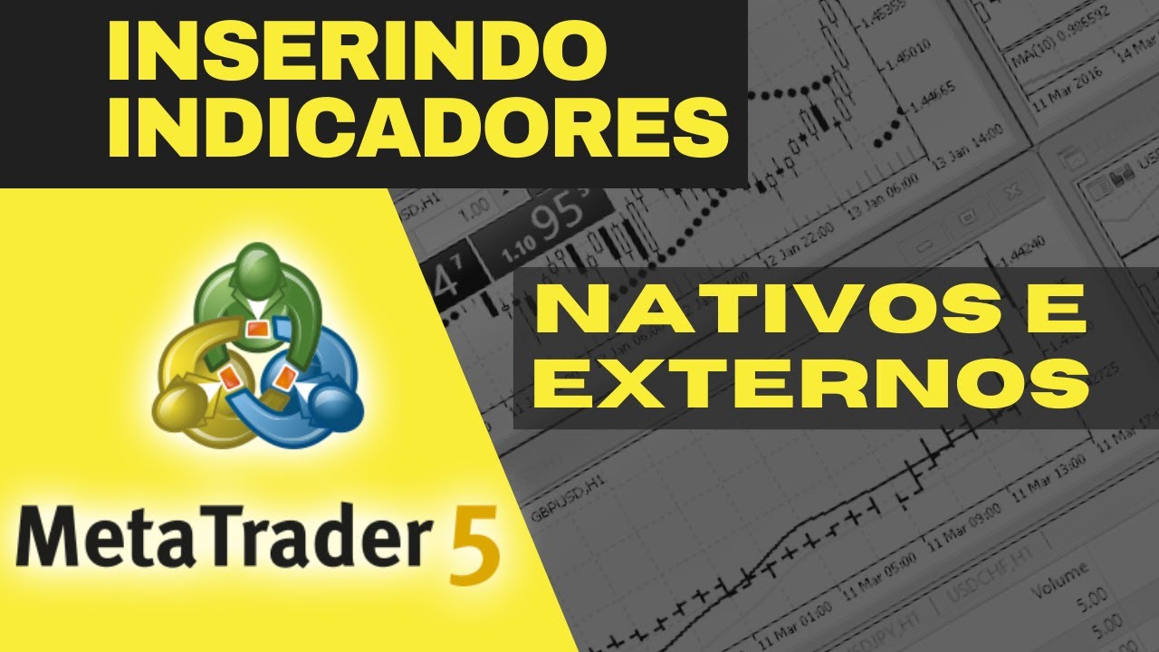 Como inserir indicadores nativos e externos no MT5 - Metatrader 5 - YouTube