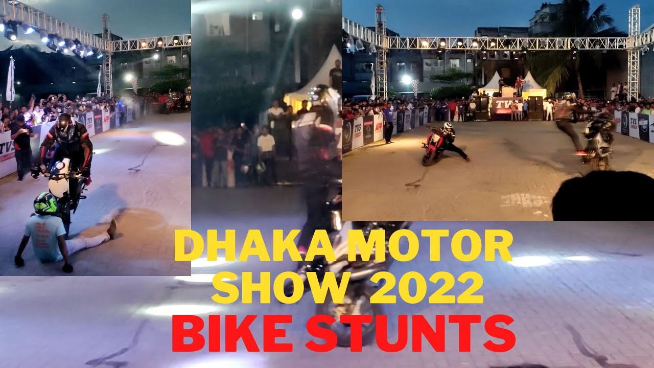 Dhaka Motor Show 2022 ||  TVS Bangladesh Stunt Show || Bike Stunts