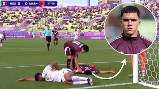 TERRIBLE LESIÓN de MATEO LEVY en el MÉXICO vs MARRUECOS sub20