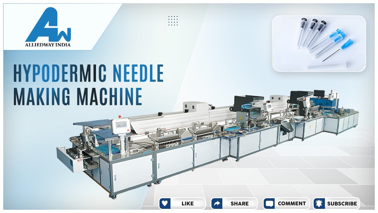 Needle Making Machine Hypodermic Needle Making Machine | Alliedway India - YouTube
