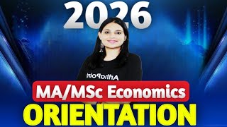 MA ECONOMICS 2026 BATCH ORIENTATION | MA ECONOMICS ENTRANCE COACHING | CUET MA ECONOMICS CLASSES