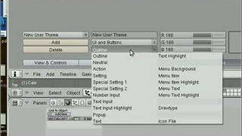 how to change icon theme in blender