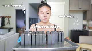 Making charcoal soap in MY NEW HOUSE! Let me show you around…