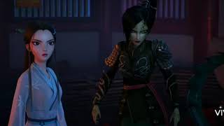 Snake girls fighting scene (white snake ) Chinese Animation