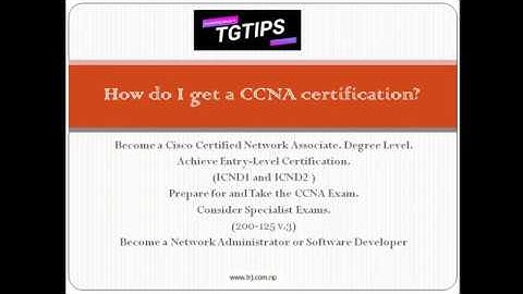 CCNA Routing and Switching  Version 3 200-125 Course introduction in Nepali
