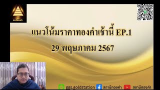 แนวโน้มราคาทองคำประจำวันที่ 29 พฤษภาคม 2567