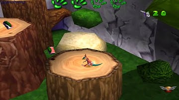 Gex 2   Enter the Gecko PS1 gameplay - GogetaSuperx