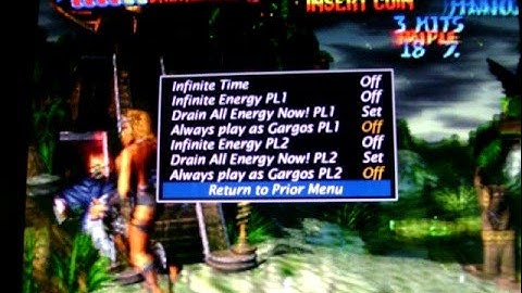 How to cheat in MAME32