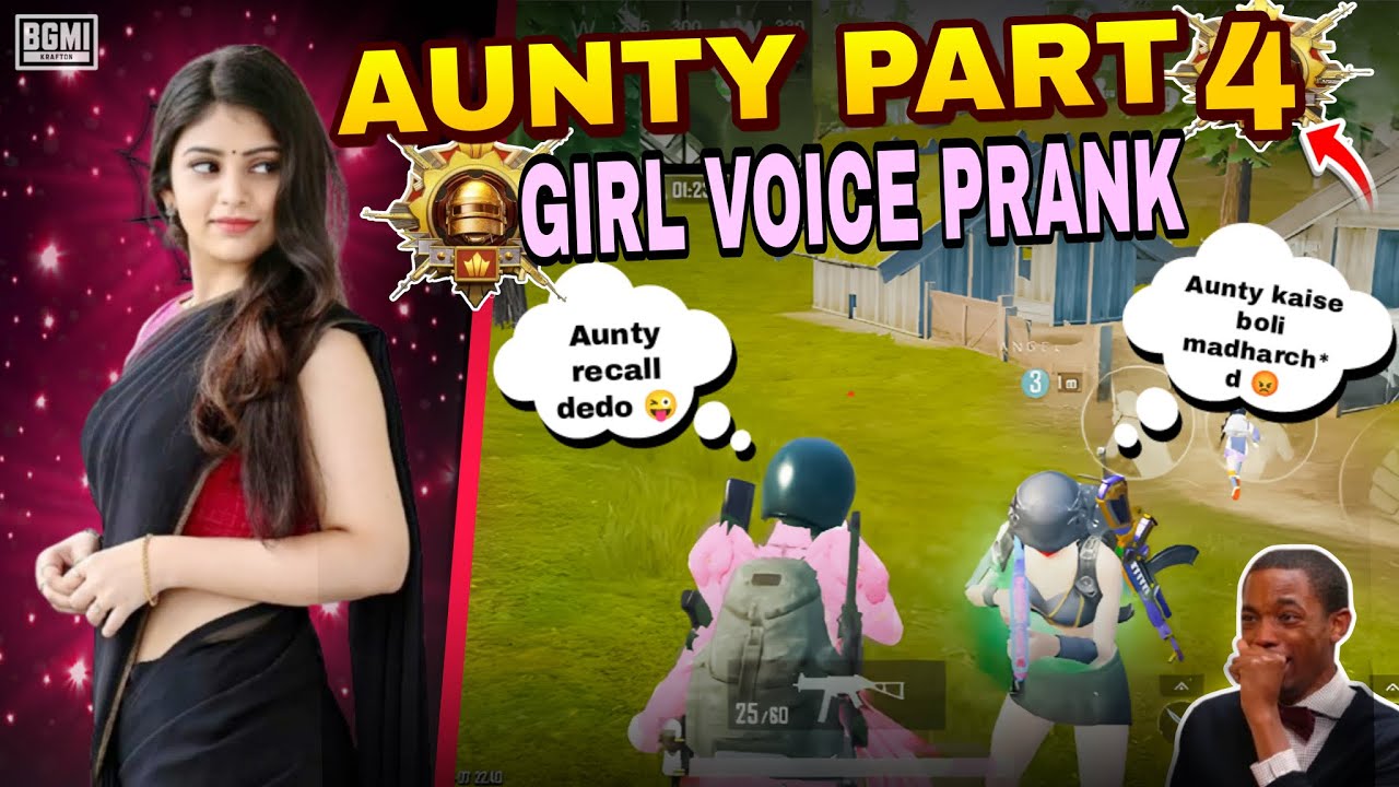 AUNTY PART - 4 🤪 GIRL VOICE PRANK WITH RANDOMs 🔥 - YouTube
