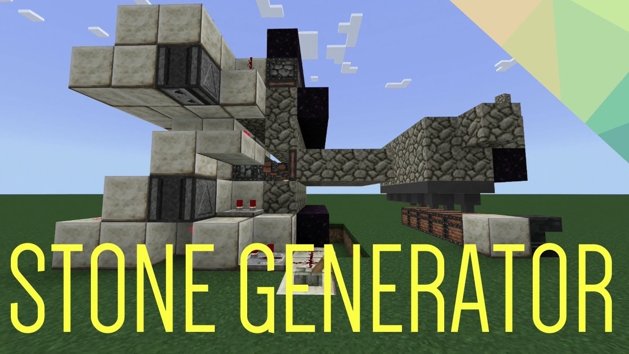 Minecraft Bedrock: Stone + Cobblestone Generator (1.20)