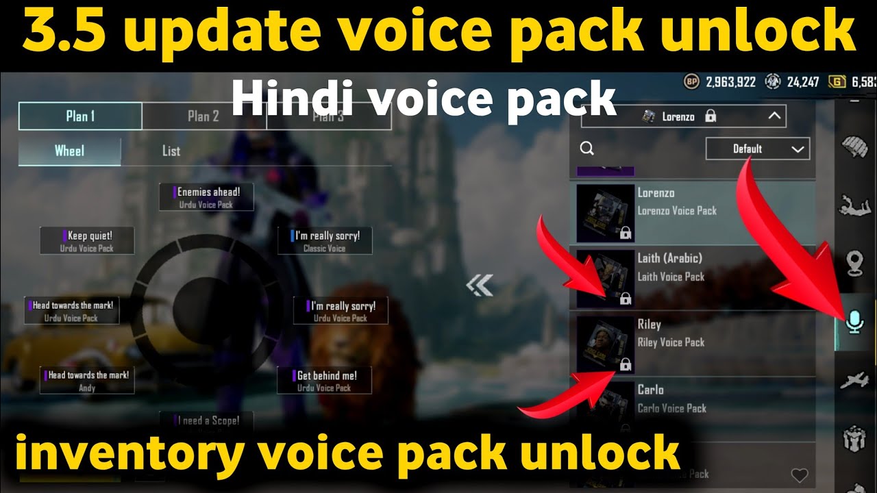 bgmi me hindi voice pack kaise unlock kare | how to unlock voice in ...