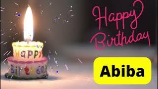 Happy Birthday Abiba video