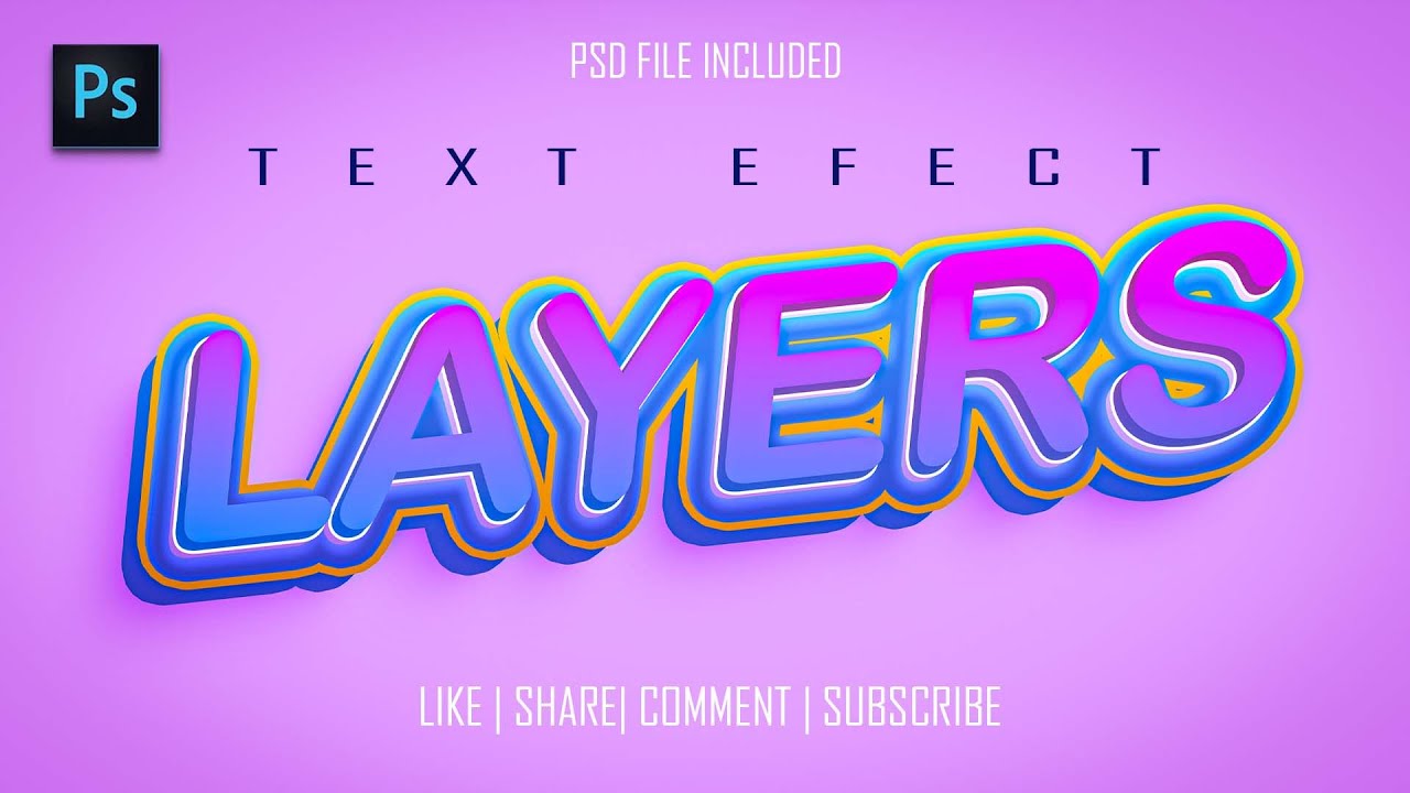 3D TEXT EFFECT IN PHOTOSHOP 2023 photoshop YouTube 3d-text-effect-in-photoshop-2023-photoshop-youtube