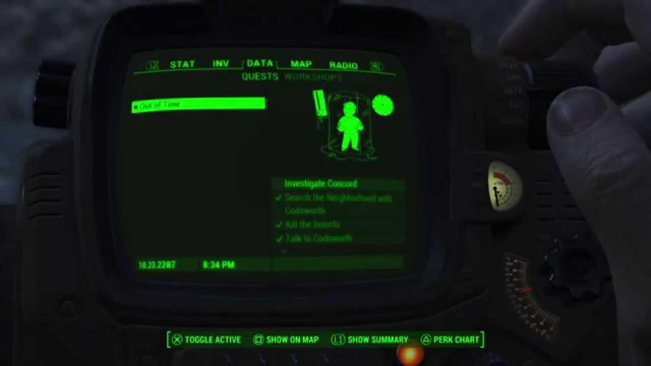 Do fallout 4 quests reset opmrescue