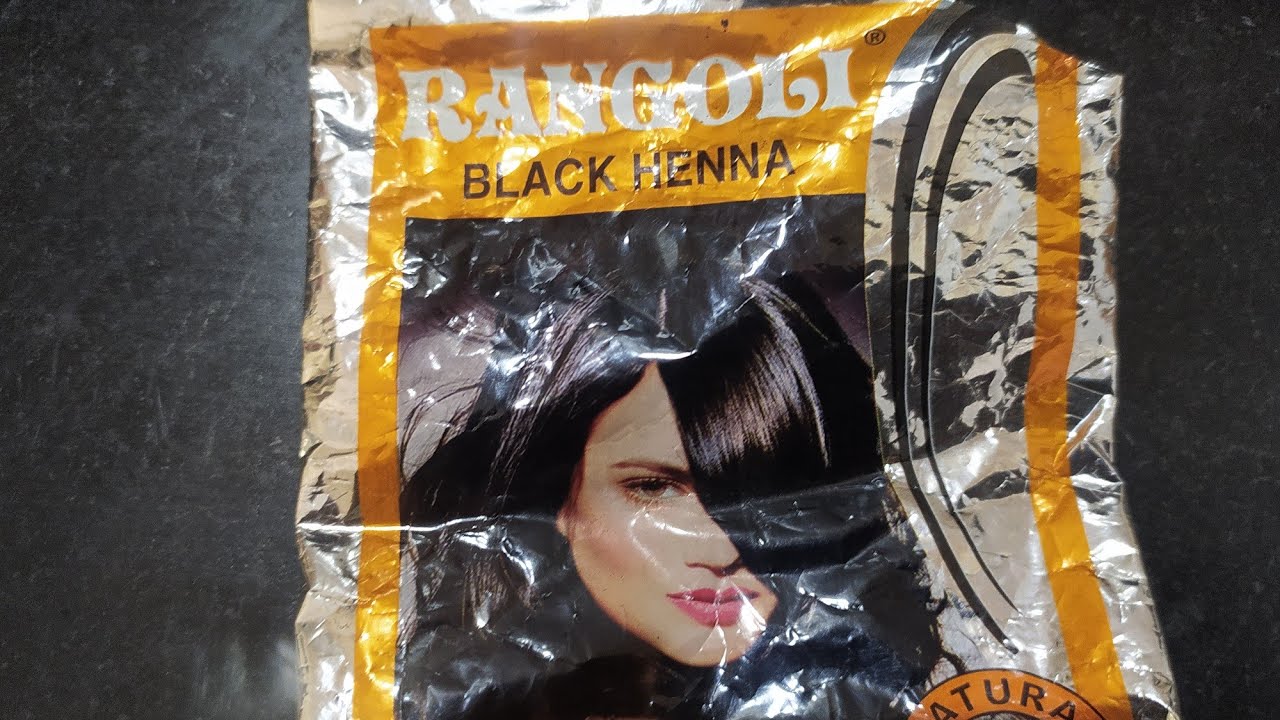 RANGOLI BLACK HENNA How To Apply Hair YouTube