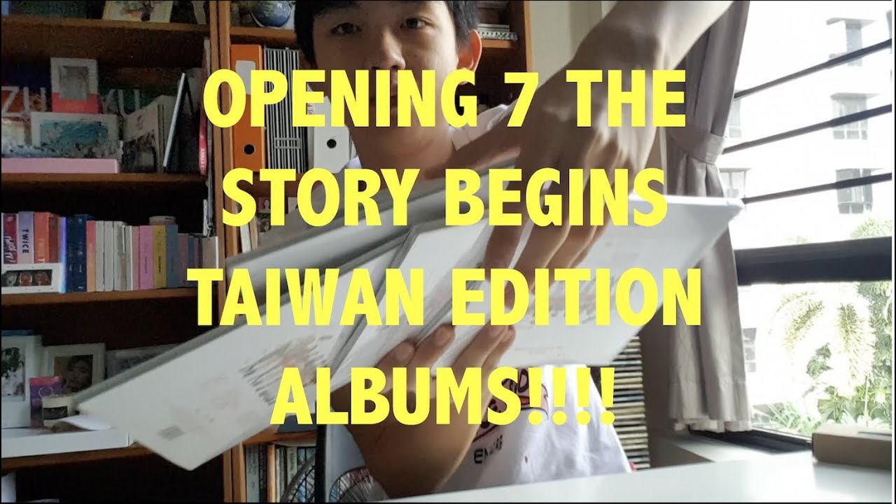 트와이스TWICE The Story Begins Taiwan Edition Album Unboxing