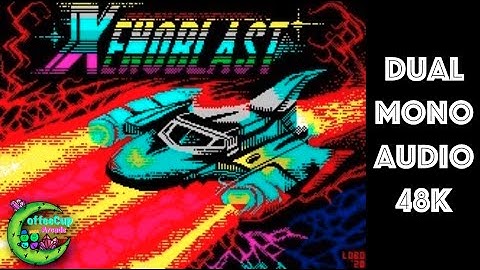 Xenoblast 48K (Loading Screen / Music) - ZX Spectrum - Dual Mono - Original Hardware