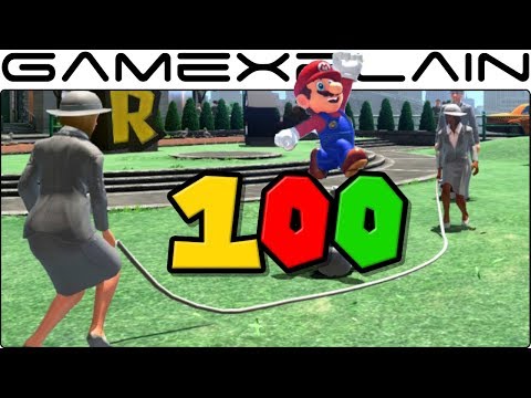 Super Mario Odyssey - How to Score 100 Points in Jump Rope & Volleyball (Tips + 2P Cheat)