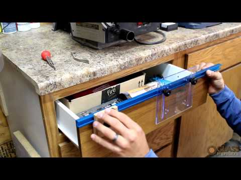 rockler deluxe drawer pull jig it demo | glass impressions - youtube