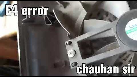 usha induction E4 problem