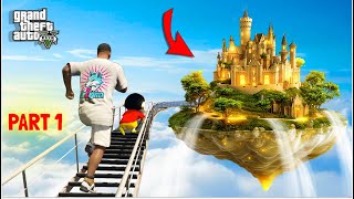 GTA 5 : SHINCHAN AND FRANKLIN CLIMBS THE IMPOSSIBLE STAIRS  TO HEAVEN IN GTA 5 | MALAYALAM ROLEPLAY screenshot 3