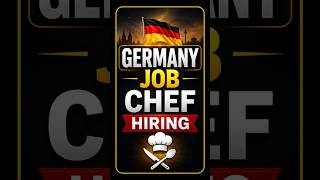 Germany Chef Jobs 2026 🇩🇪 | €2200 Salary | Europe Work Visa | Hotel Jobs #germanyjobs #chefjob